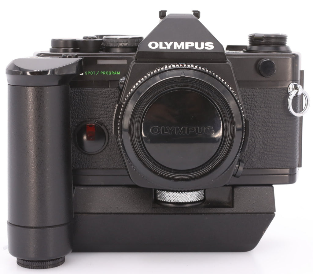 Olympus OM-2 Spot program body zwart + Winder 2 occasion