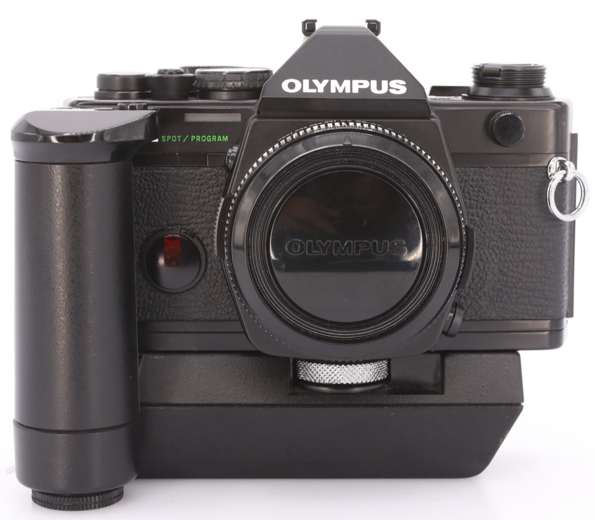 Olympus OM-2 Spot program body zwart + Winder 2 occasion