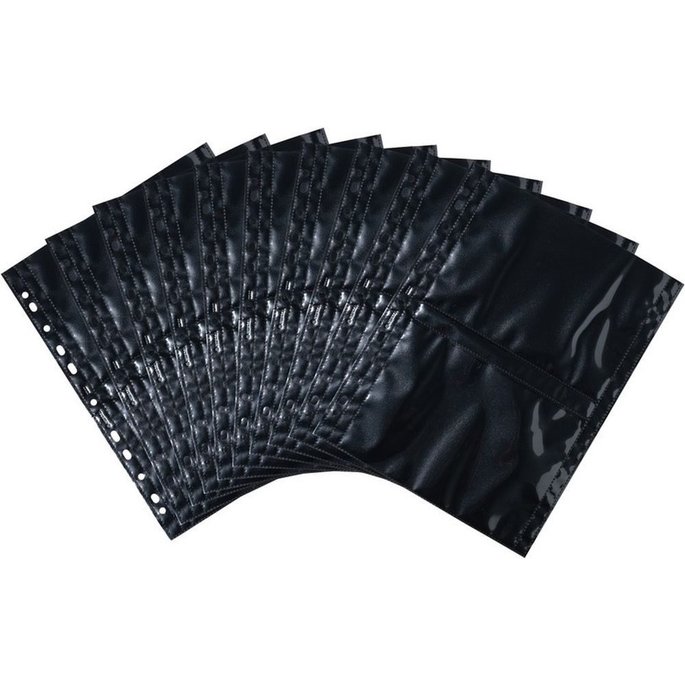 Herma transparent Viewpanels black 13 x18 horizontal 10 Slipcovers