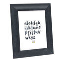 Deknudt Black photo frame with wood structure 15x20 S45MF2