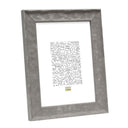 Deknudt Wood frame in grey with wavy texture 24x30 S46HF7