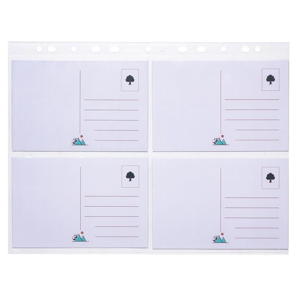 Herma Postcard covers 4x 10x15 10 pieces