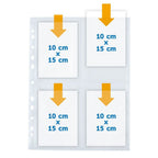 Herma Postcard covers 4x 10x15 10 pieces