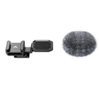 SmallRig 3526 Cold Shoe Adapter with Windshield for Sony ZV-E10 and ZV-1