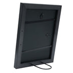 Deknudt Black photo frame with border in silver 20x20 S41VK2