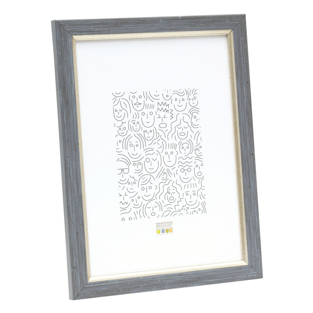 Deknudt Frame in grey painter's look with matching piping 10x15 S46AF7