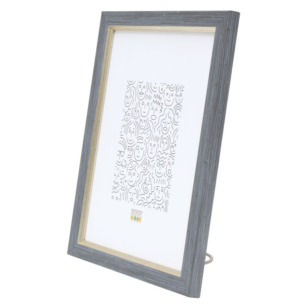 Deknudt Frame in gray painted look with matching piping 20x30 S46AF7