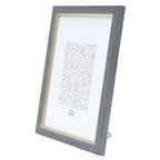 Deknudt Frame in gray painted look with matching piping 20x30 S46AF7