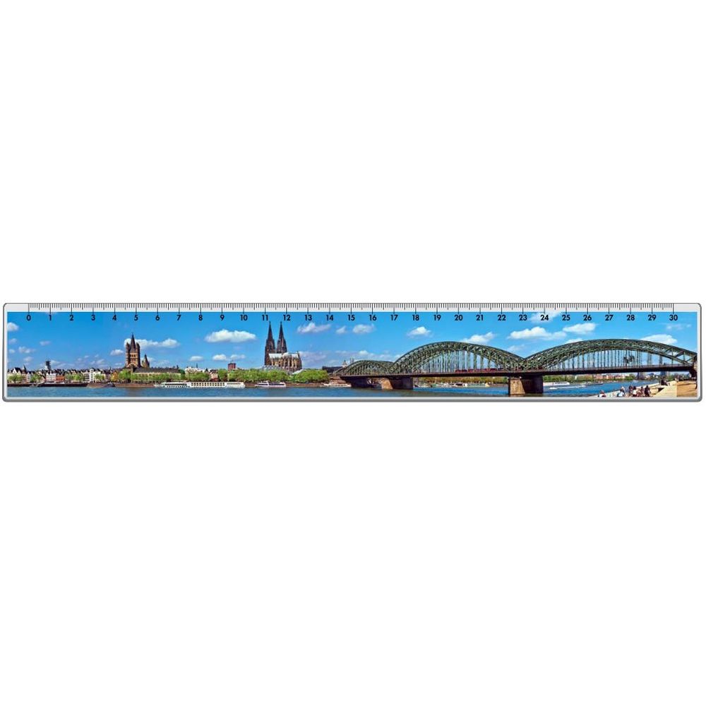 Panorama ruler Cologne day panorama