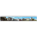 Panorama ruler Cologne Altstadt panorama