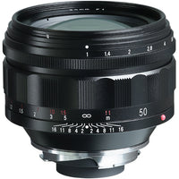 Voigtländer Nokton 1.0/50mm aspherical VM black lens