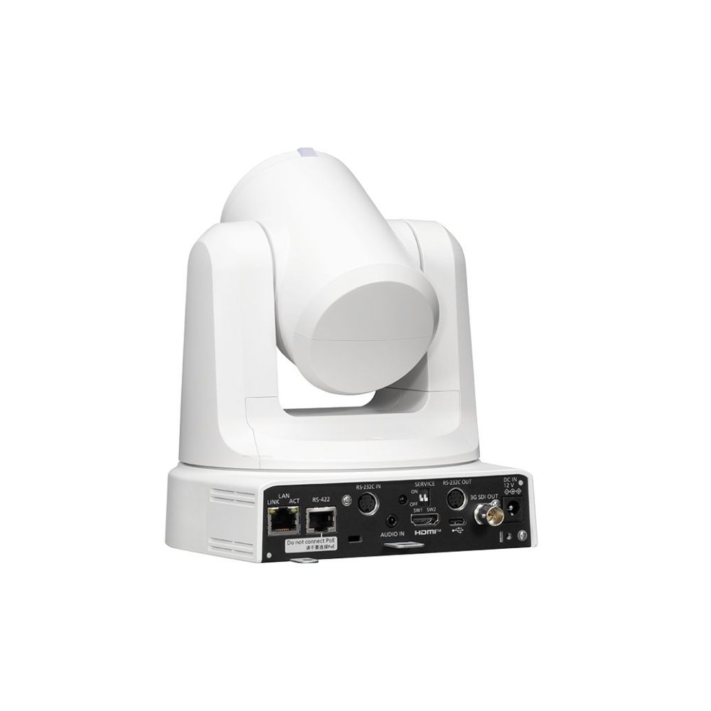 Panasonic AW-UE20WE white 4K PTZ camera