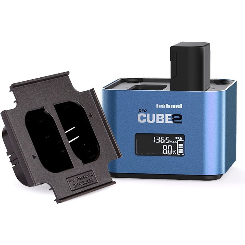 Hähnel ProCube2 battery plate - Panasonic DMW-BLK22