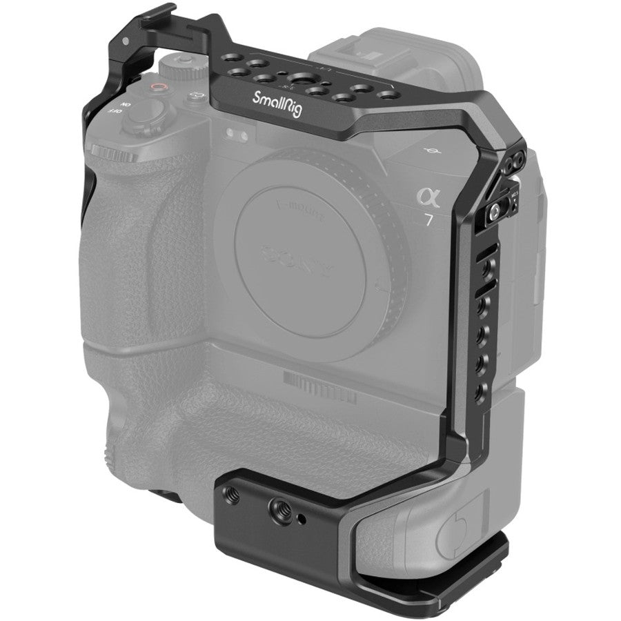 SmallRig 3594 Cage for Sony Alpha 7S III/Alpha 7 IV/Alpha 7R IV/Alpha 1 with VG-C4EM Battery grip