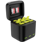 Telesin Triple Battery Charger Box + 2x Battery Pack - GoPro 9/10/11/12