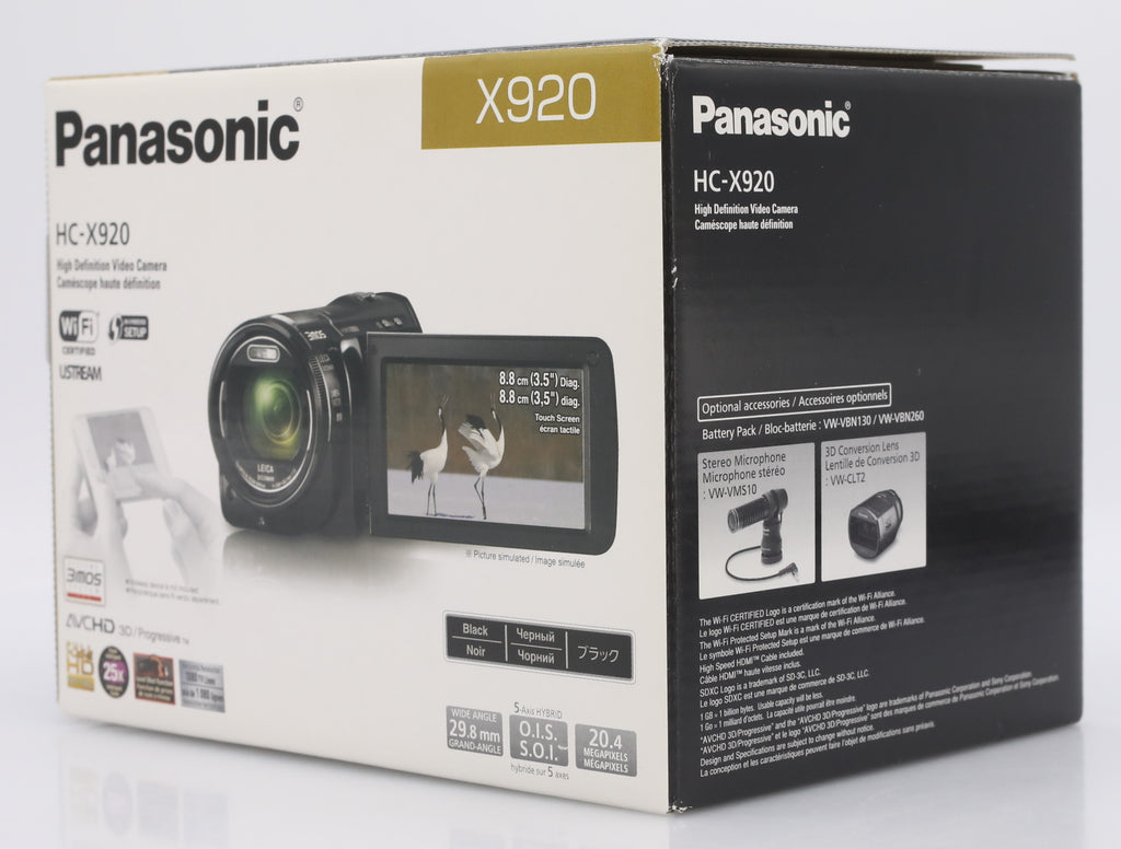 Panasonic HC-X920 Full HD Camcorder occasion