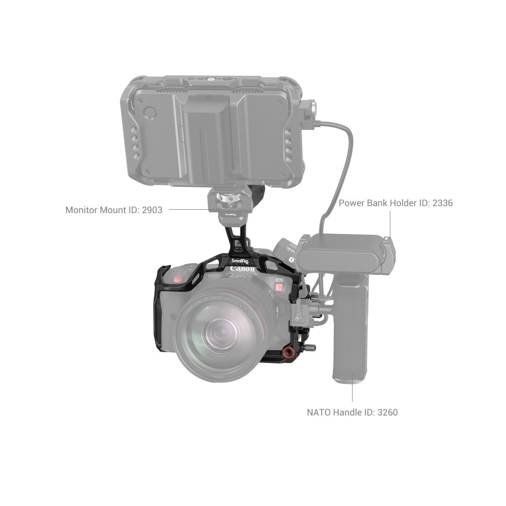 SmallRig 3891 “Black Mamba” Handheld Kit for Canon EOS R5 C