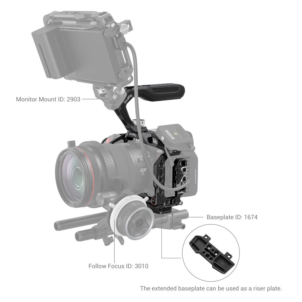 SmallRig 3891 “Black Mamba” Handheld Kit for Canon EOS R5 C