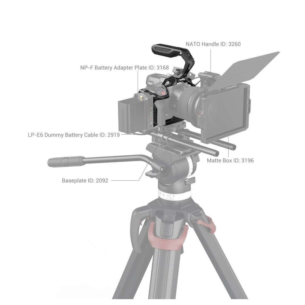 SmallRig 3891 “Black Mamba” Handheld Kit for Canon EOS R5 C