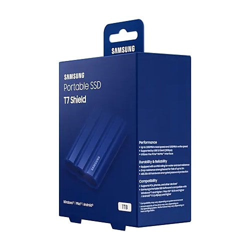 Samsung Portable SSD T7 Shield 1TB Blue