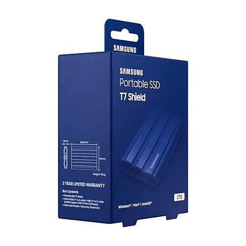 Samsung Portable SSD T7 Shield 2TB Blue