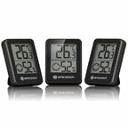 Bresser Temeo Hygro Indicator 3 Unit Set Black