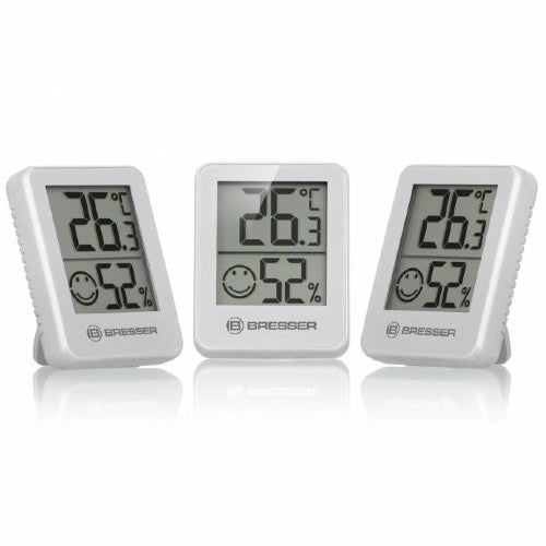 Bresser Temeo Hygro Indicator 3 Unit Set White