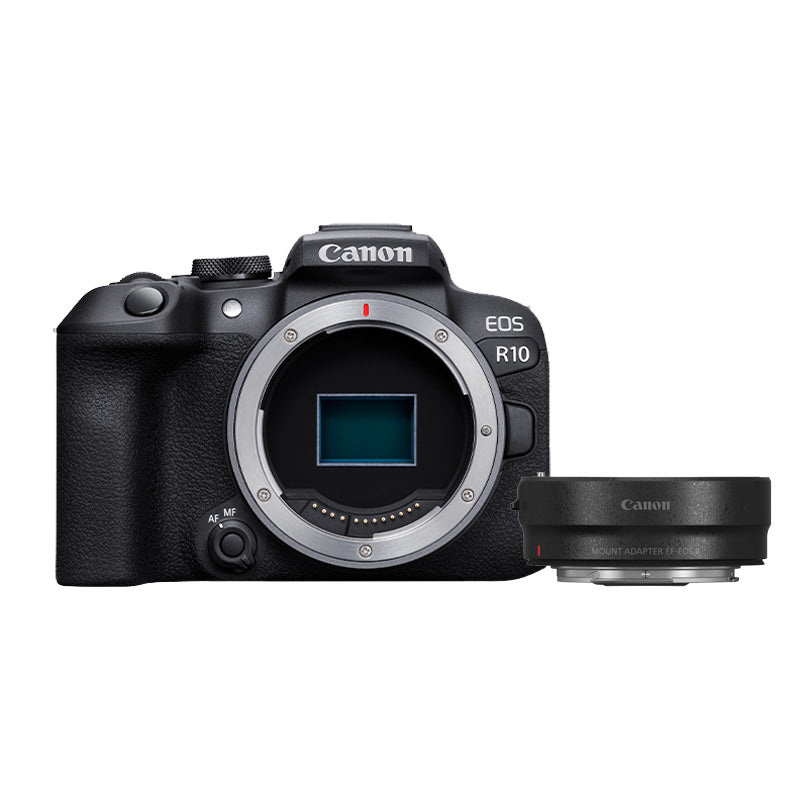 Canon EOS R10 Body + EF - RF Mount adapter
