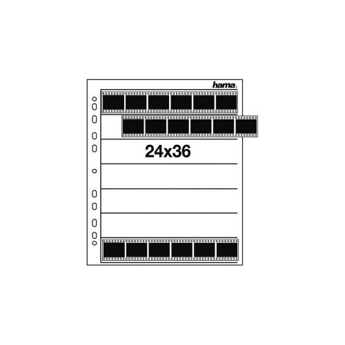 Hama Negative covers, PP, 7 Strips of 6 Negatives, 24x36mm, 100 pcs