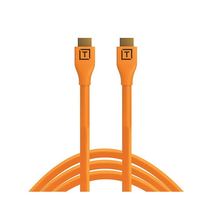 Tether Tools TetherPro HDMI 2.0 to HDMI 2.0, 15' (4.6m), Orange