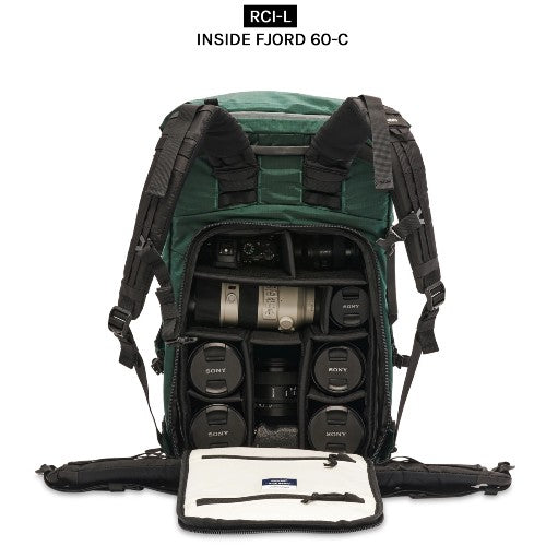 NYA-EVO Fjord 60-C Adventure camera backpack ECONYL Midnight Blue