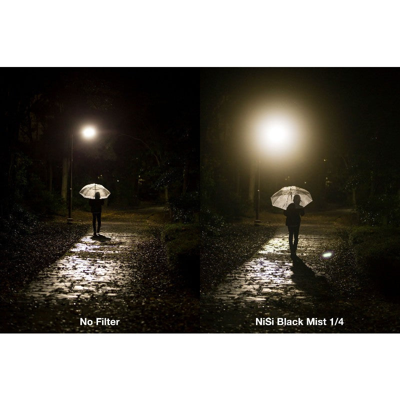 NiSi Professional Black Mist Kit 1x 1/2 1x 1/4 1x 1/8 + Circular Filter Pouch 49mm