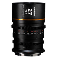 Laowa Nanomorph 27mm T2.8 1.5X S35 (Amber) (Cine) Sony E