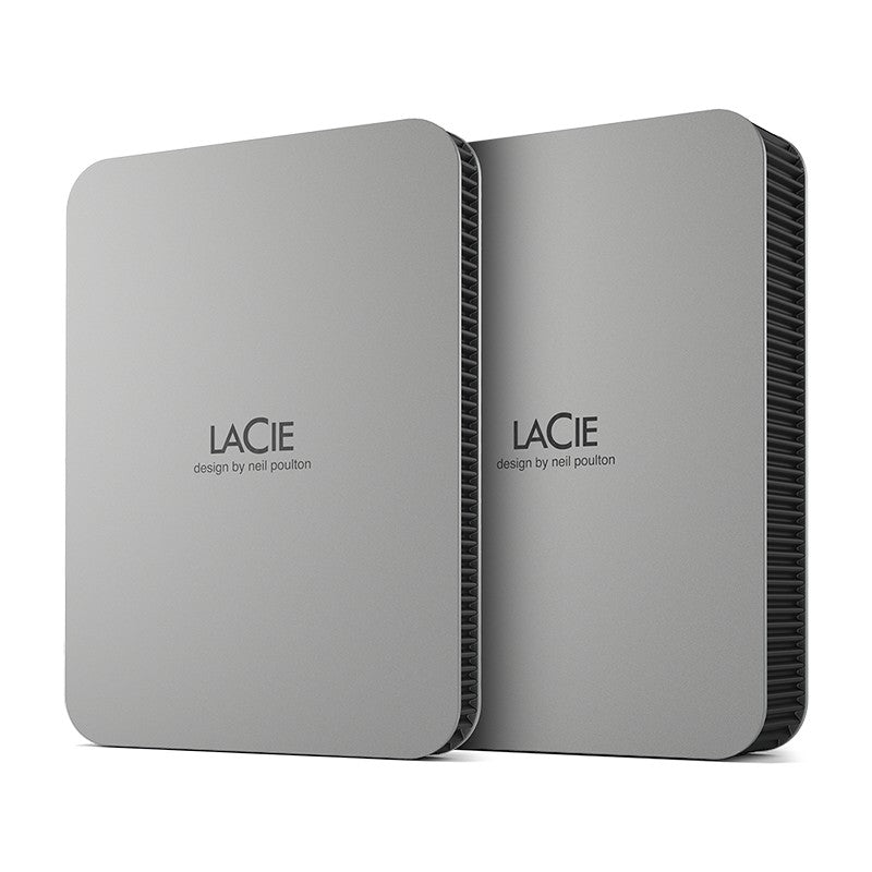 LaCie Mobile Drive 4TB v2 USB-C Moon Silver w/Rescue