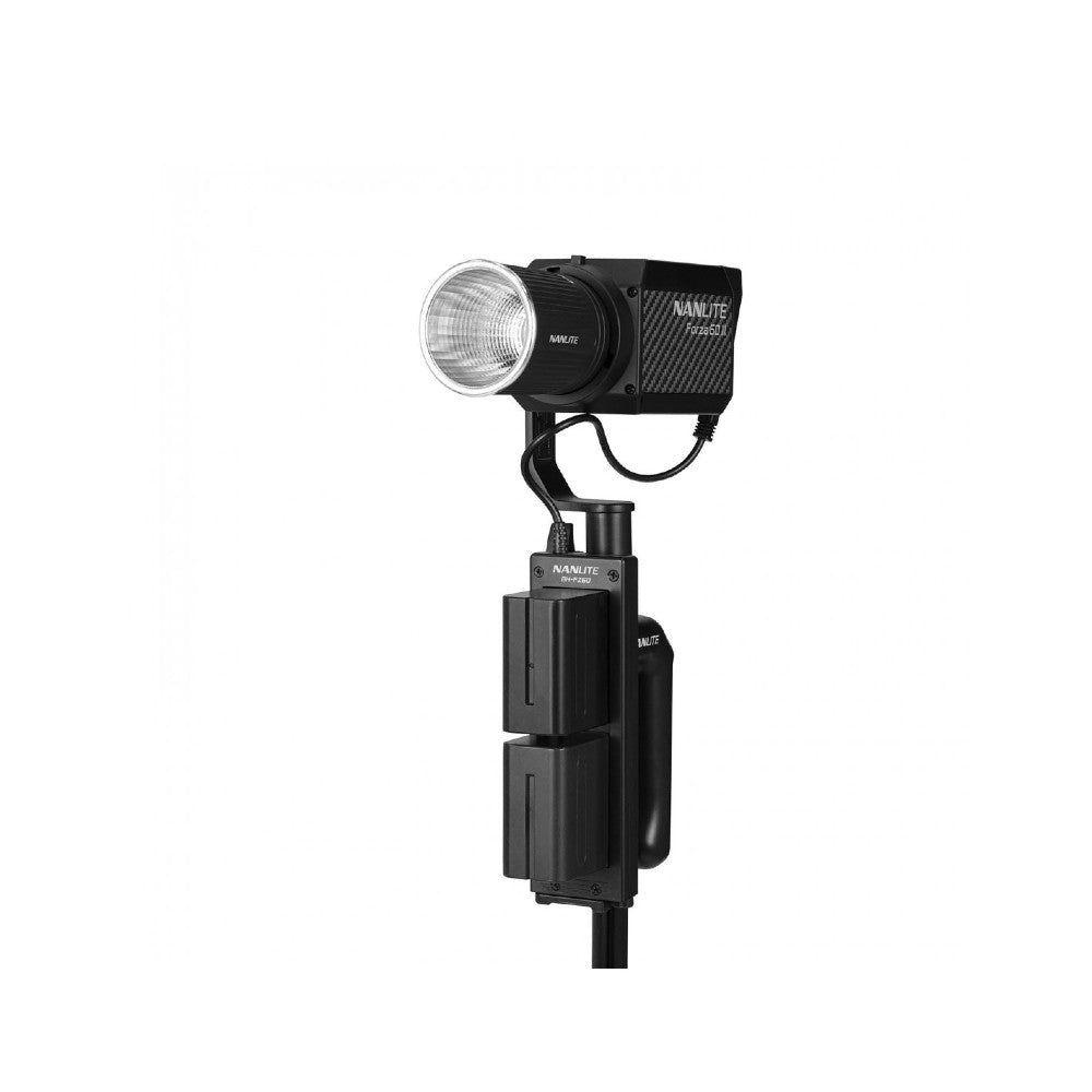 Nanlite Forza 60 II LED dual kit (w/ case, light stand, fresnel and softbox)