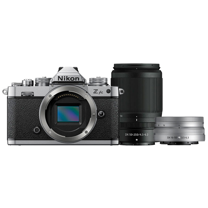 Nikon Z fc + DX 16-50 Silver + DX 50-250