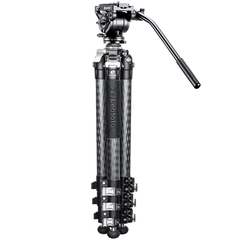 Leofoto Manba LV-284C tripod + BV-5 videohead