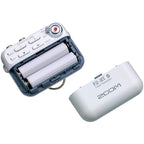 Zoom F2-BT Field Recorder with Bluetooth and Lavalier Mic white