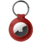 FIXED Leather Case for AirTag red