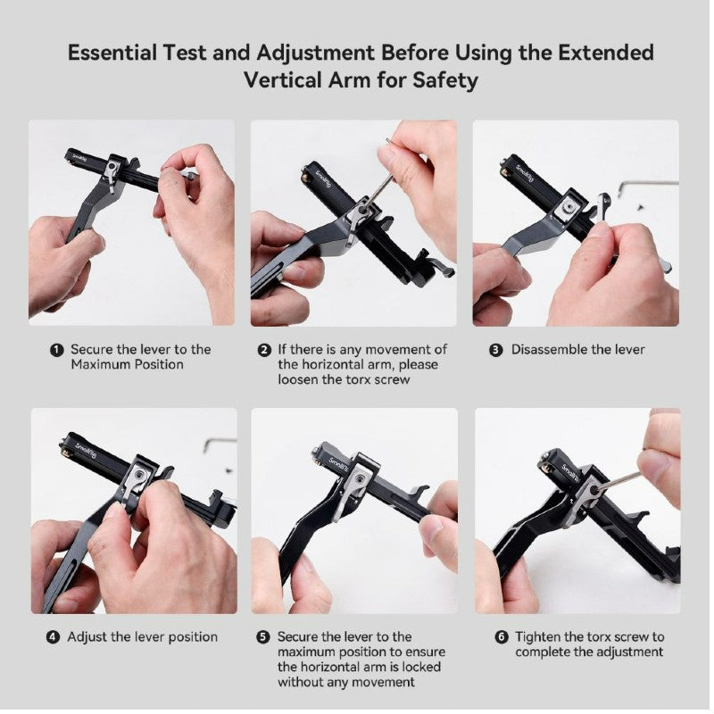 SmallRig Extended Vertical Arm for DJI RS 3 Mini 4196