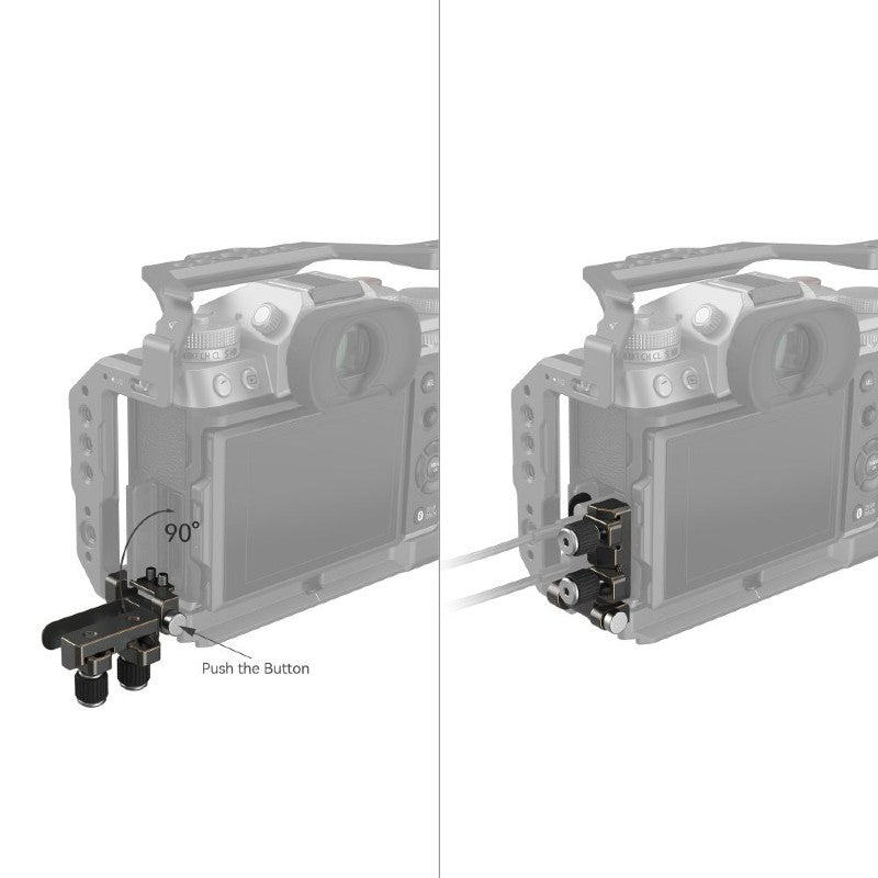 SmallRig HDMI and USB-C Cable Clamp for FUJIFILM X-T5 4147