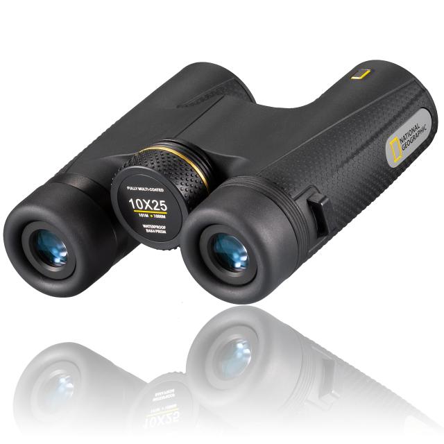 NATIONAL GEOGRAPHIC 10x25 pocket-size binoculars with high-quality BaK-4 prisms