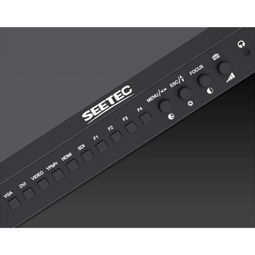 Feelworld Seetec 23.8" P238-9HSD-CO broadcast monitor with flight case