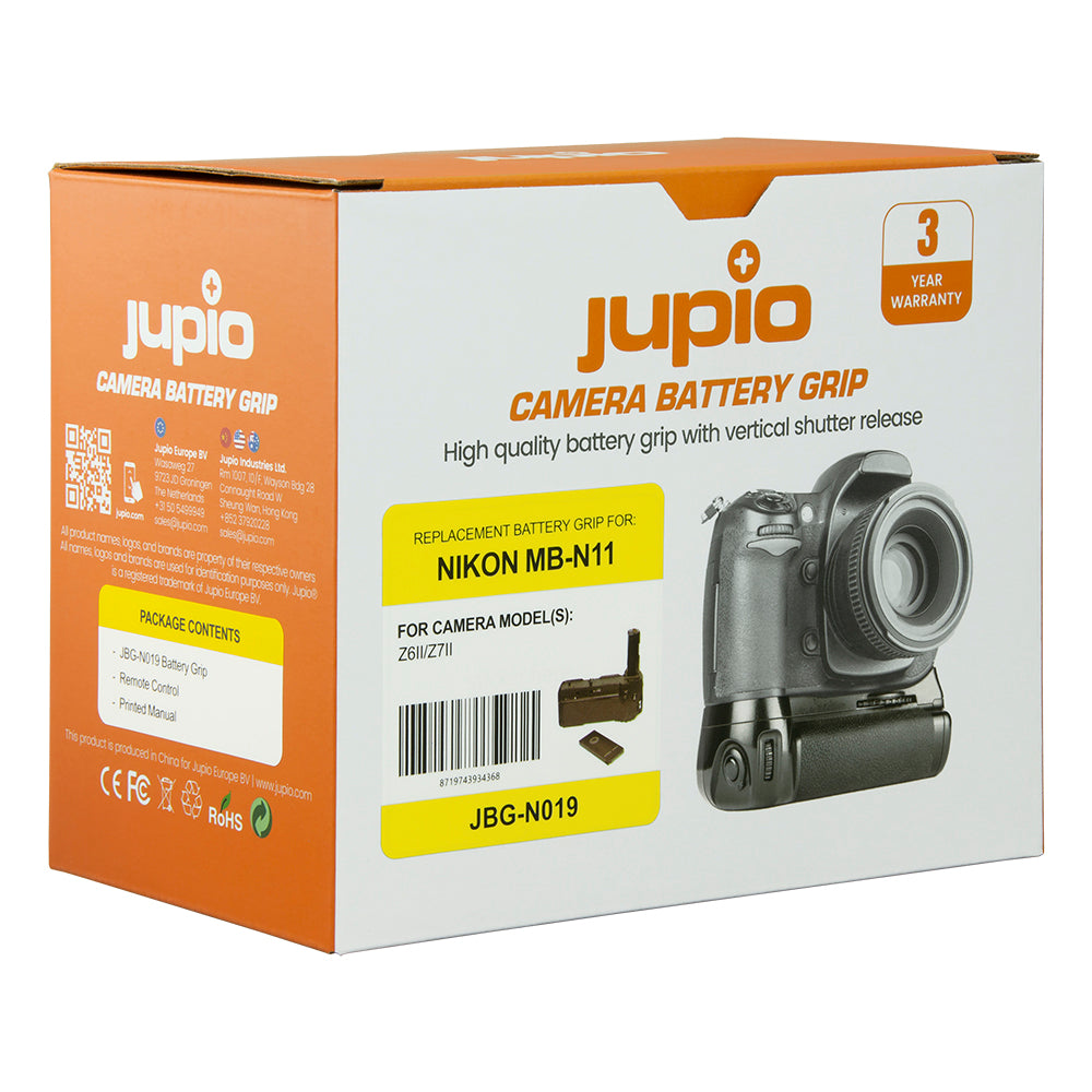 Jupio Battery grip Nikon Z6 II / Z7 II (MB-N11) + Wireless Remote