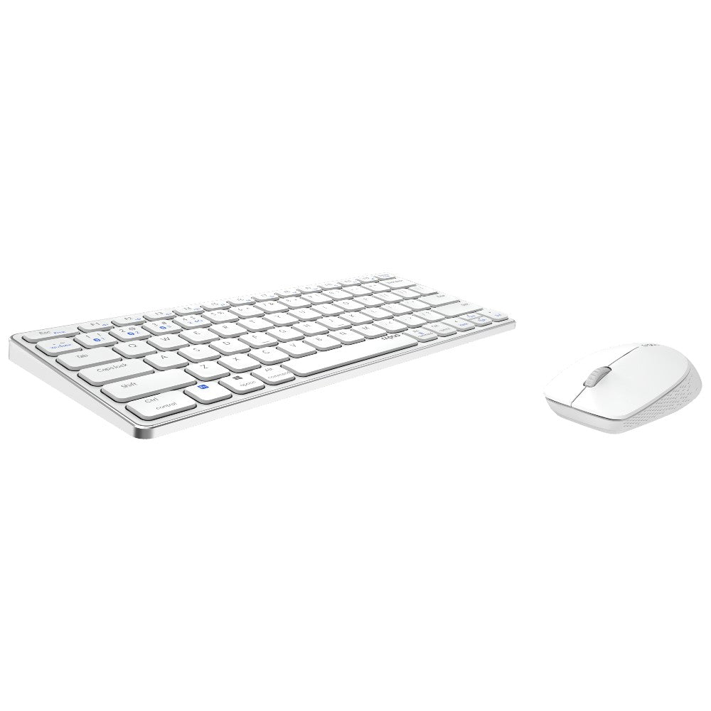 Rapoo 9600M Wireless multimode Blade Combo Set, QWERTY US - White