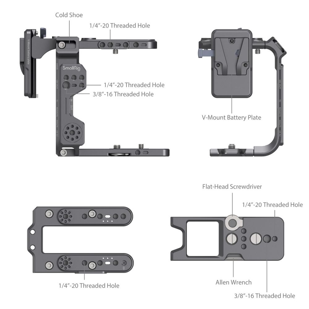 SmallRig Cage Kit for Sony FX6 4124