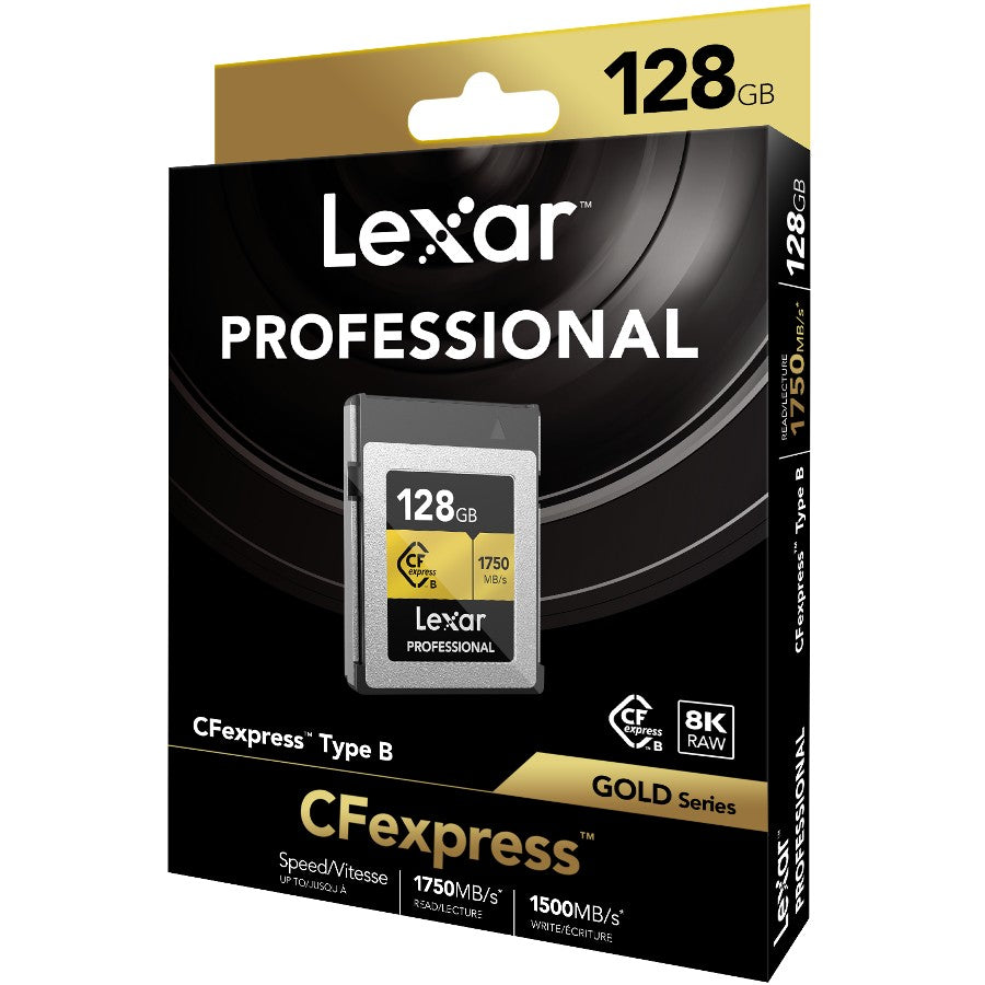 Lexar CFexpress PRO Type B Gold Series 128GB - R1750/W1500MB/s