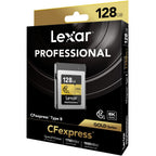 Lexar CFexpress PRO Type B Gold Series 128GB - R1750/W1500MB/s