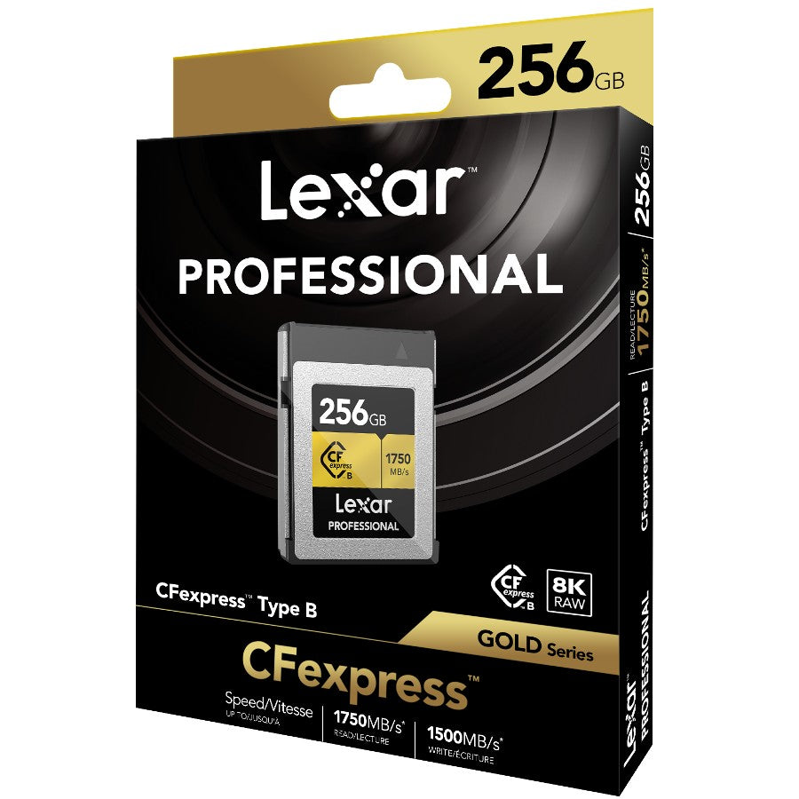 Lexar CFexpress PRO Type B Gold Series 256GB - R1750/W1500MB/s