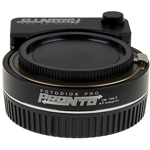 Fotodiox Pro PRONTO Autofocus Adapter Leica M Mount to Nikon Z-Mount Mirrorless Cameras